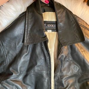 Men’s leather jacket size large